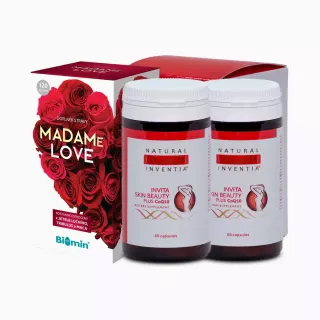 Menopauza LOVE Set s omlazujícím živým kolagenem - přírodní péče o Zdraví, Krásu a Vitalitu