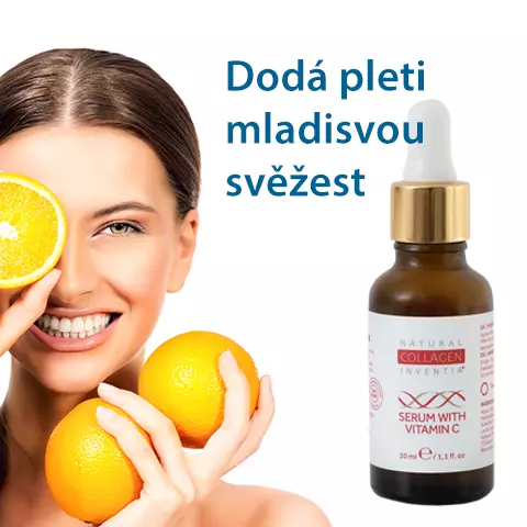 Rozjasňující sérum s vitaminem C a živým kolagenem
